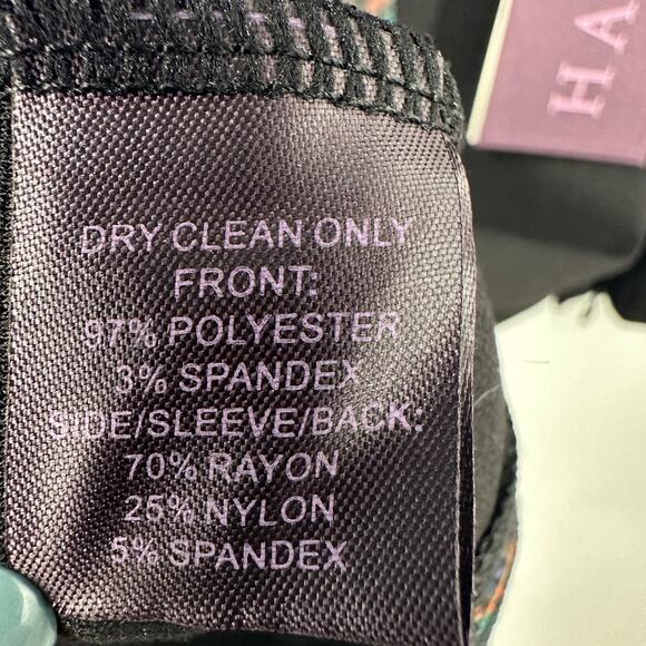 NWT Hale Bob Floria Long Sleeve Sheath Dress Boat Neck Paisley Print Size M - Picture 11 of 11